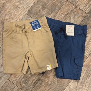 Arizona Jean Company Kids Khaki and Navy Shorts
